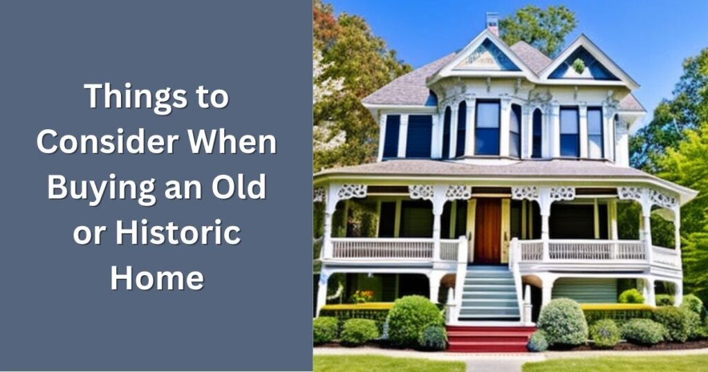 Things to Consider When Buying an Old or Historic Home